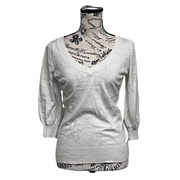 Y2k Vtg Beige Sweater Granola Soft Girl Preppy Coastal Beach M Nautical 2000s - Picture 1 of 8